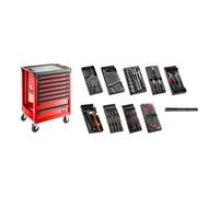 Facom Facom Servante d’atelier 8 tiroirs, 9 modules plastique, rouge Quantité:1