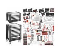 Facom Facom Servante d’atelier JET.8GM3 et mallette à outils JET.C4GM3 avec 528 outils Quantité:1