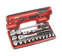 FACOM SL.DBOX501 - Coffret Douilles 1/2" 12 Pans - Detection Box Métriques - 21 Pièces