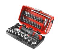Facom Coffret douilles 1/4'', 6 pans métriques - RL.NANO1