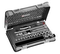Facom J.360-3P6 - Jeu de 20 Pièces - Douilles 3/8" 6 Pans Métriques