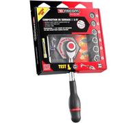 Facom J.360Packpg Composition De Serrage 3/8"",Rouge&Noir