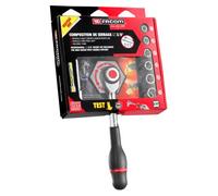 Facom J.360PACKPG Composition de serrage 3/8", rouge&noir