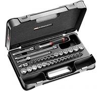 FACOM J.430AMU Coffret de douille 12 Pans Pouce/Métrique, Noir, 3/8", Set de 34 Pièces