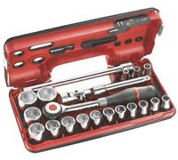 Facom – Jeu de douilles 1/2" D-Box S.360DBOX1 – 21 pièces (17 douilles, cliquet, rallonges, joint)