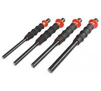 FACOM - Jeu de 4 Chasse-Goupilles et Chasse-Clous Gainés - 249.GJ4 - Jeux d'Outils de Chocs - Kit Outillage - Pose ou Extraction d'un Élément Bloquant - Matériau Robuste et Durable