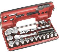 Facom Jeu de clés à douille métrique 1/2 (12.5 mm) 21 pièces SL.DBOX112PB