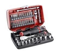 Jeu de douilles 1/4'' 6 pans métriques 5,5 à 14mm - FACOM - R.181NANOPB