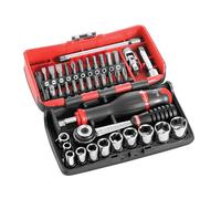 Facom Jeu De Douilles Et D'Embouts 38 Pièces Longueur Standard Chrome FCMR2NANO