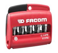 Boîte 10 embouts Resistorx plus + porte-embout - FACOM - E.114PB