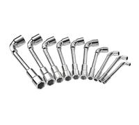 FACOM - Jeux de 10 Clés à Pipe Débouchées en Pouces - 75.JU10 - Clefs pour un Usage Professionnel ou Particulier - Grandes Robustesse et Durabilité - Présentation en Boîte ou sur Panneau