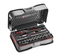 Coffret clés à cliquet + douilles 1/4'' FACOM R.161-6M6PB