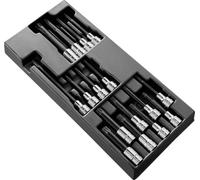 Facom MOD.SHPB Jeu d'embouts 14 pièces dentelure extérieure (XZN), TORX® intérieur, 6 pans intérieurs