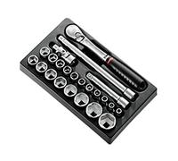 Facom Jeu de douilles MOD.SL161-36 23 pièces 6 pans métriques 1/2" Multicolore