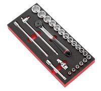 FACOM MODM.S161-212U Module Mousse douilles 12 Pans, Gris, 1/2