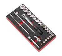 FACOM MODM.S161-212U Module Mousse douilles 12 Pans, Gris, 1/2