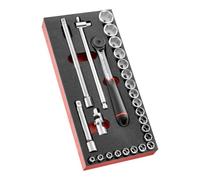 Facom Module douilles 1/2" 12 pans Facom MODM.SL161-36, 23 pièces Quantité:1