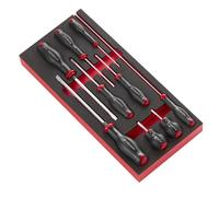 FACOM - Module mousse 9 tournevis Protwist plats - MODM.AT4PB