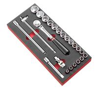 FACOM MODM.S161-212U Module Mousse douilles 12 Pans, Gris, 1/2