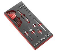 Facom Set d'adaptateurs de douille 1/4\ (6.3 mm) 46 pièces MODM.R161-36