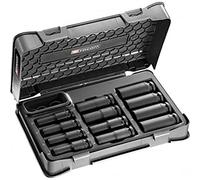FACOM NSDL.405A Composition d'outils de Douilles longues impact, Noir, 1/2", 10 à 24 mm, 12 Pièces