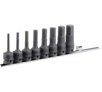 Facom NSHM.J8 6 pans intérieurs Jeu d'embouts de tournevis 5 mm, 6 mm, 8 mm, 10 mm, 12 mm, 14 mm, 17 mm, 19 mm 8 pièces 1/2\
