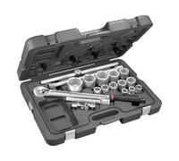 Facom Jeu de clés à douille KL.500PB 3/4 pouce 6 pans 18 pièces