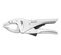 FACOM Pince Étau à Becs Longs - Boutonnière 5 Positions avec Gâchette de Contrôle - Becs Largeur 17 mm - Rainure Usinée sur Bec Supérieur - 501A