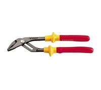 FACOM - Pince Multiprise Grande Capacité Isolée - 180.VE - Pince Multiple Accès Compliqués - Becs Longs et Effilés - Becs Double Traitement Thermique - Haute Résistance à l'Usure - Dureté 60/62 HRc