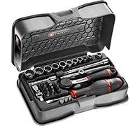 Facom R.161-5P12 Coffret de 12 pans Douille, Multicolore, 1/4", Set de 31 pièces