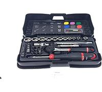 Facom R.161-6P6 Coffret de Cliquet Plus Douilles 6 Pans, Multicolore, 1/4", Set de 37 pièces