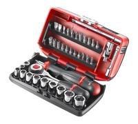 facom 1 coffret douilles 1/4" nano6 pans en pouces