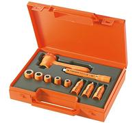 Facom Assortiment Facom 1/4" - éléments d'entraînement, clé à douille 12 pans, clé à cliquet réversible isolée jusqu'à 1000 V Boîtier plastique, 10 pcs. Quantité:1