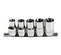 Facom RTX.40 Lot 5 Douilles Torx 1/4 Rack G