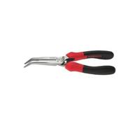 FACOM - Pince 1/2 RND Courts Fin 200mm - 183A.20CPEPB - Becs Coudés 40° - Coupe-Fil Latéral pour Fil de Cuivre et Acier Dur - Matériau Alliage d'Acier au Carbone - Manche Ergonomique Bimatière