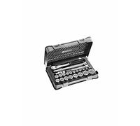 FACOM SL.161-3P6 - Coffret Douilles 1/2" 6 Pans Métriques - 23 Pièces