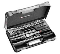 FACOM SL.161-3P6U - Coffret Douilles 1/2" 6 Pans en Pouces - 25 Pièces