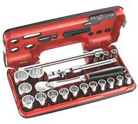 FACOM SL.DBOX112PB - Coffret Douilles 1/2" 12 Pans Métriques - 21 Pièces