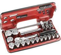 FACOM SL.DBOX412 - Coffret Douilles 1/2" 12 Pans Métriques - 22 Pièces
