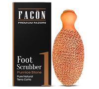 Facón Pierre ponce exfoliante pour les pieds avec 2 côtés 100 % terre cuite naturelle élimine les callosités et les peaux mortes (Le champion)