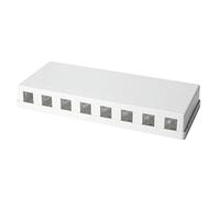Faconet® Keystone apparent/leergeh äuse Modular Boîte vide Blanc 8 Port Weiß