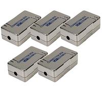 Faconet® Lot de 5 connecteurs réseau LSA Cat. 6 pour connexion/réparation, internet ou câble RNIS Boîtier blindé
