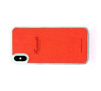 Faconnable Coque rigide Shock Absorption pour iPhone XS Coque pour iPhone X Orange Etui Case pour iPhone XS/X - 5.8pouces"