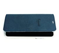 Faconnable Etui folio pour iPhone XS Bleu marine