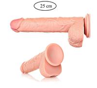 Gode Straight Realistic Dildo 23 cm Chair