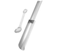 Façonneuse de Boulettes de Viande Inoxydable, Double Tête | Acier Inoxydable 304, Cuillère Incluse, Portionnage sans Contact, Rangement Compact, la Cuisine et Grill
