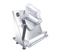 Façonneuse laminoir à pizza 30 cm - inox 304 - épaisseur pâte réglable 0,5 à 5,5 mm - 370W