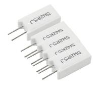 FACSER 5 x résistances Fixes 2,5 ohms 5 Watts résistances Simples en céramique Radiale bobinée résistances de Ciment