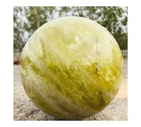 FACSER Boule de cristal naturel jaune naturel transparent - Boule de cristal - Pierre naturelle - Décoration d'intérieur - Collection