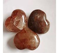 FACSER Cristal naturel brut pierre naturelle nouveau cristal naturel quartz rouge cristal rouge guérisseur coeur quartz pour décoration d'intérieur (couleur : 1 pièce, taille : 70-80 mm)